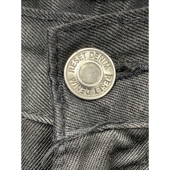 Reset Denim Light Weight Jeans Men's Size 34X32 Black Whiskering - Picture 14 of 16